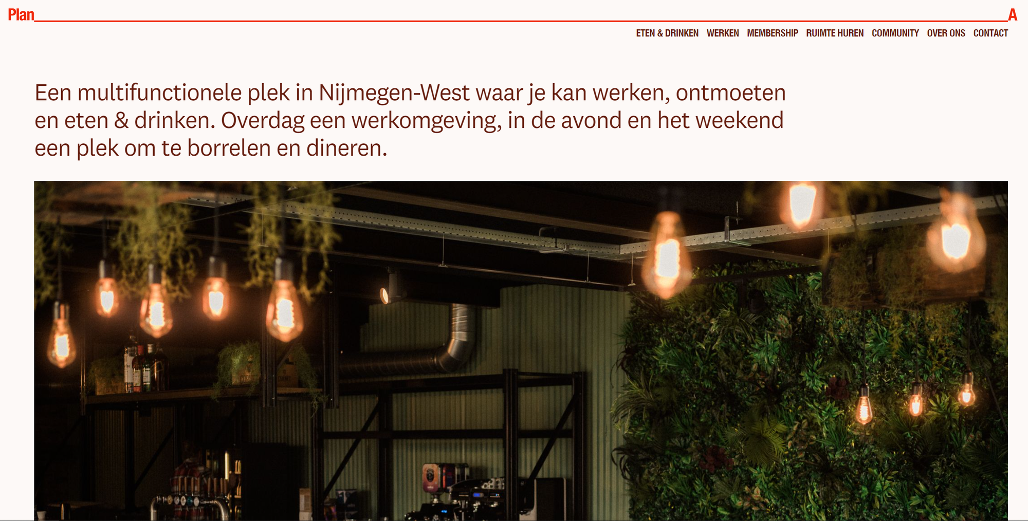Plan A Nijmegen - Website